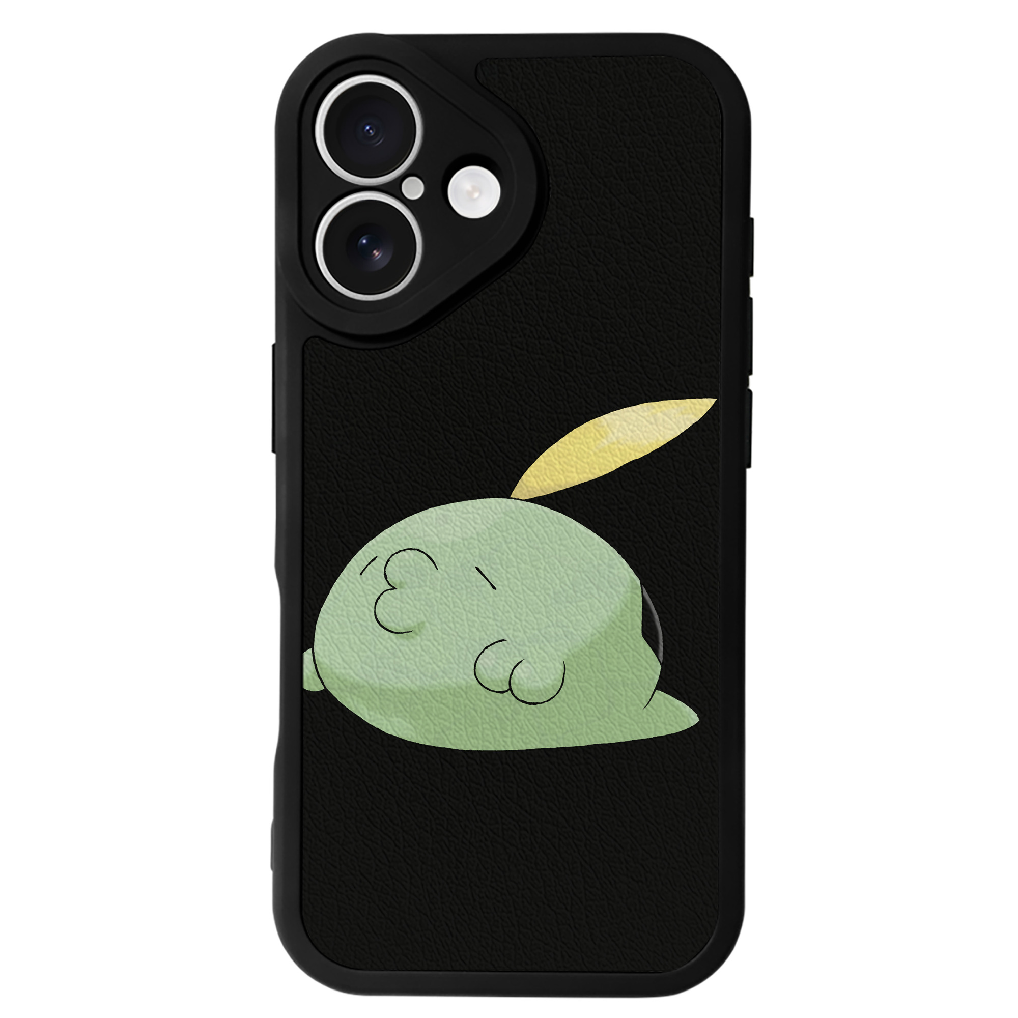 （画像用） ポケットモンスター Pokémon 【iPhone 16シリーズ対応】シリコンスマホケース（レザー調） 材質：シリコン